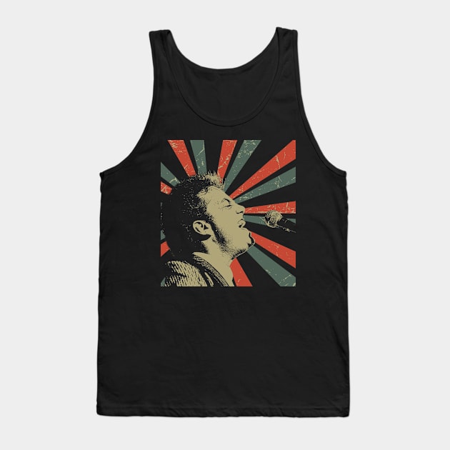 Billy Joel Sing || Vintage Art Design || Exclusive Art Tank Top by Setipixel